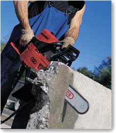 Robinsons Rents Concrete Cutting Chainsaws