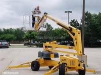 Haulotte Biljax 45XA articulated self propelled boom lift is great for parking lot maintenance