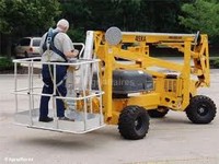 Haulotte Biljax 45XA articulated self propelled boom lift is easy to use