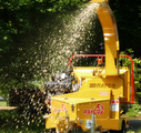 The 6" Rayco 6D chipper makes things into small chips