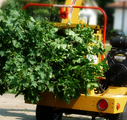 The Raco 6D Brush Chipper sucks wood right in