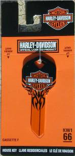 Harley Davidson Logo w/ Flames KW1