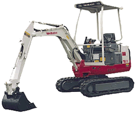 Takeuchie TB016 Mini Excavator rental