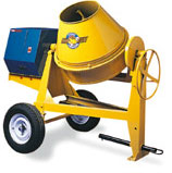 Robinsons Rents gas powered cement mixers