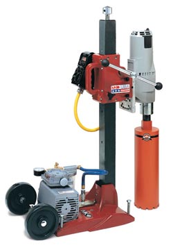 Robinsons Rents Core drill rigs for walls, floors and ceilings