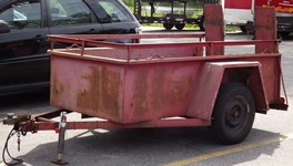 4x8 open trailer for rent